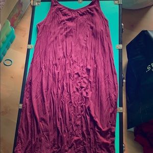 Maroon Dress